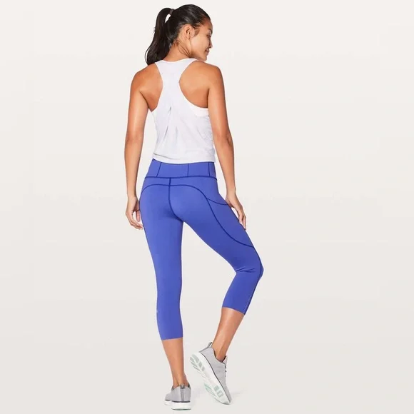 Lululemon Fast & Free Crop II *Nulux 19" - Picture 2 of 8
